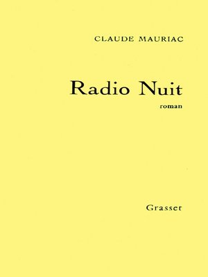 cover image of Radio Nuit